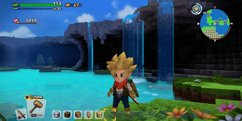 player character in dragon quest builders 2