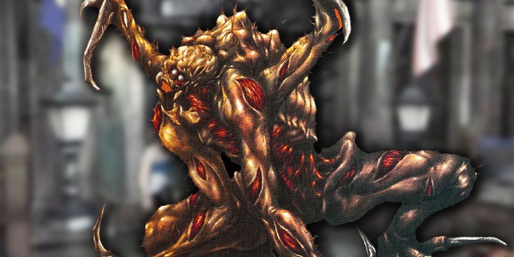 A Drain Deimos from the original Resident Evil 3 