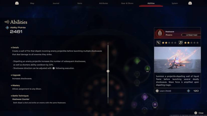 Eikonic Abilities and Feats in Final Fantasy 16