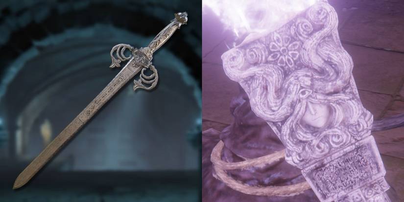 Elden Ring Sword of St Trina and Saint Trina's Torch
