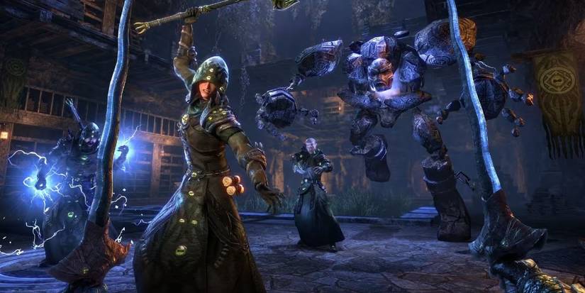 Elder Scrolls Online Necrom Trial Sets Storm Atronach Sorcerer Arcanist Spellcasting