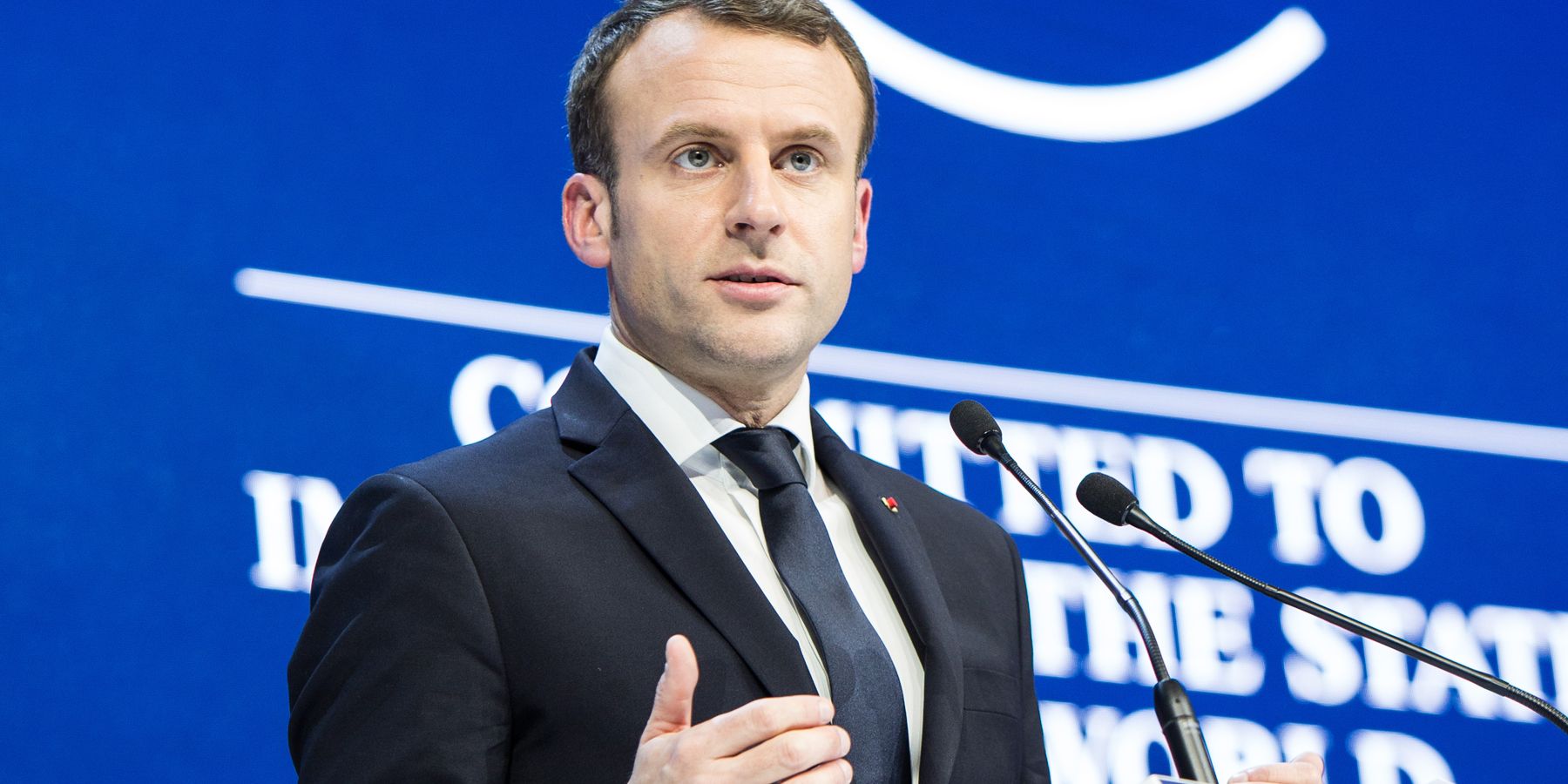 Emmanuel Macron in 2018
