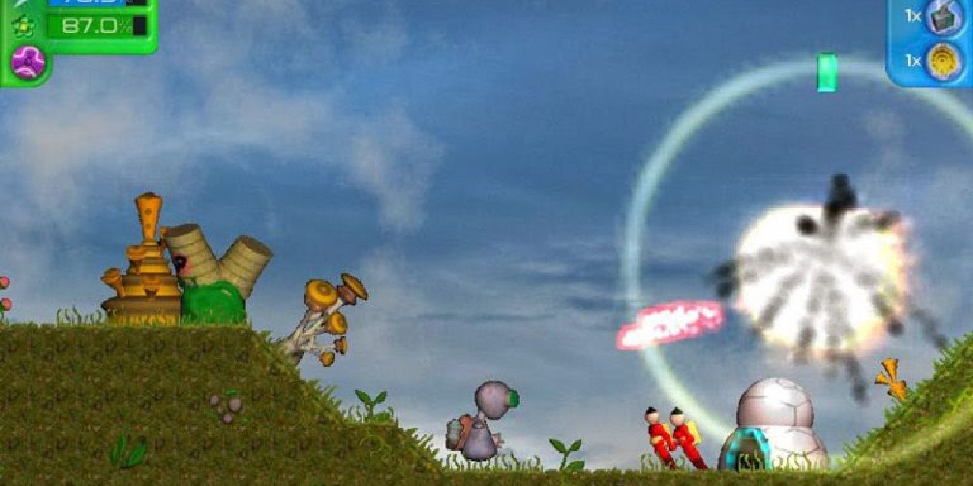 Screenshot of Frictional's edutainment game Energetic. 