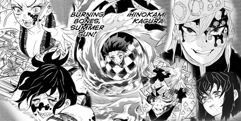 Daki Gyutaro Tanjiro Uzui Zenitsu Inosuke