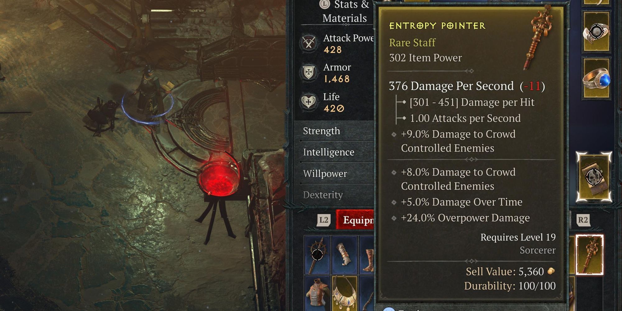 The Entropy Pointer in Diablo 4