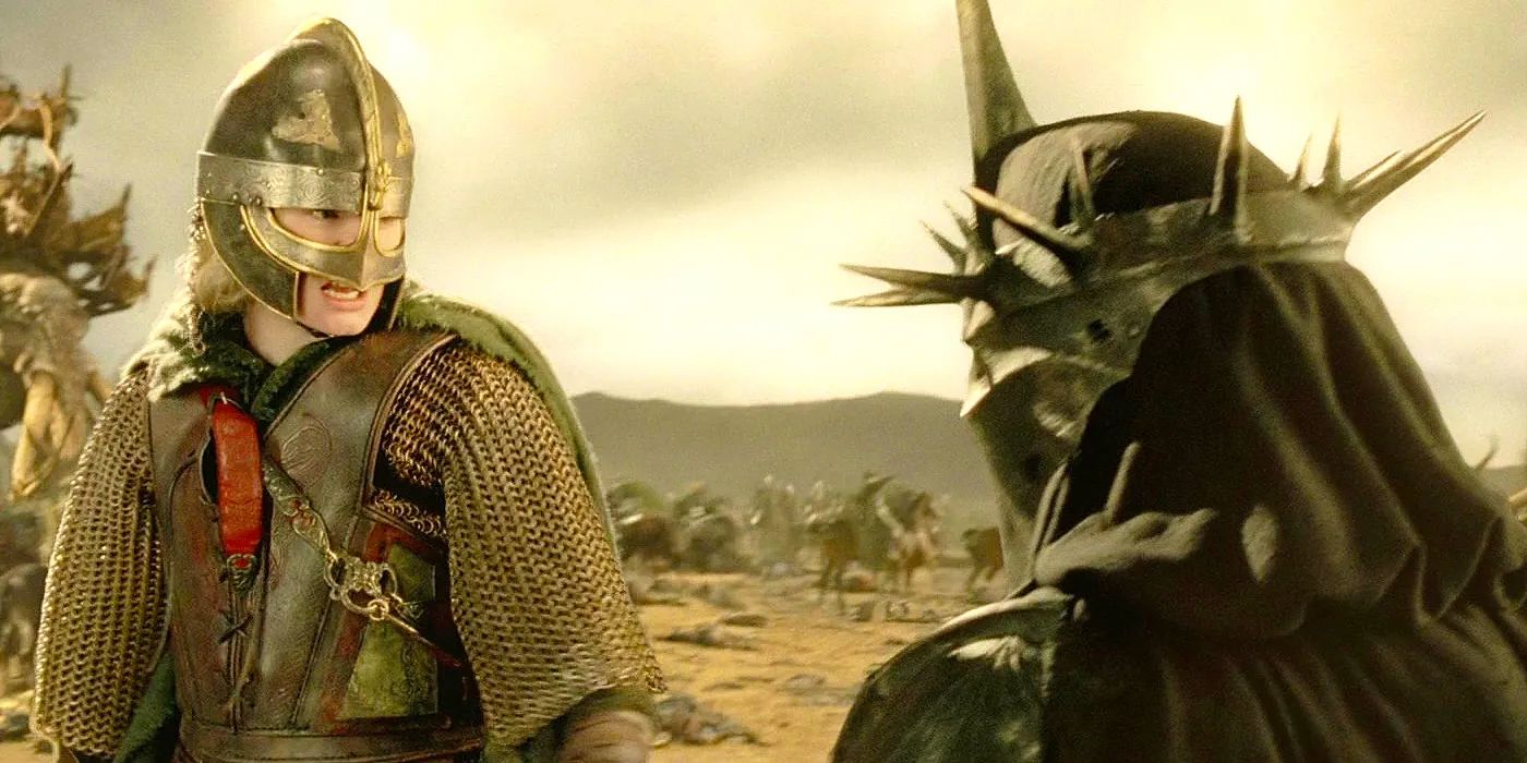 eowyn and the witch-king in the battle of the pelennor fields