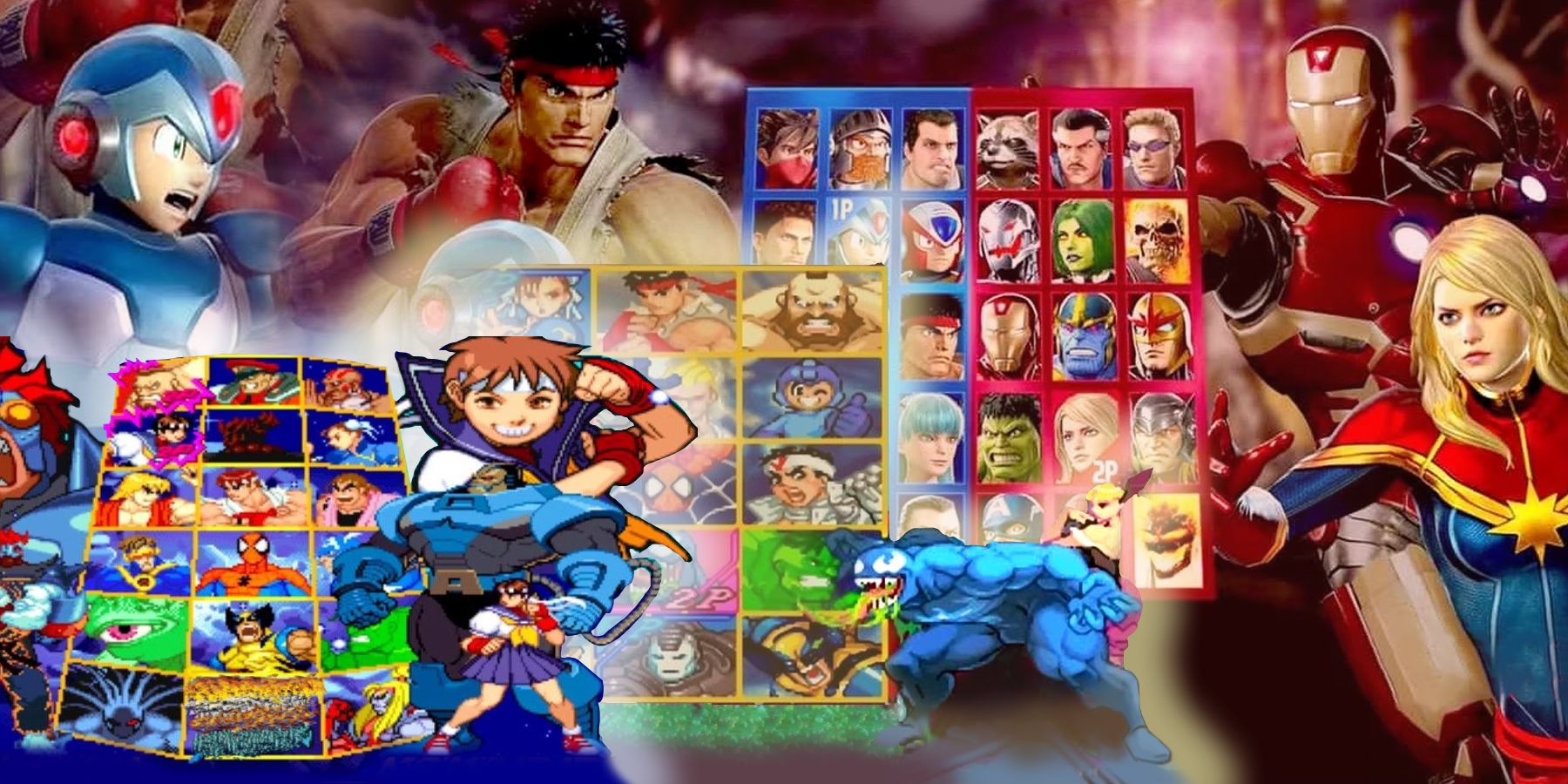 What are some of the key differences between Street Fighter and the Marvel  vs. Capcom series of games? - Quora