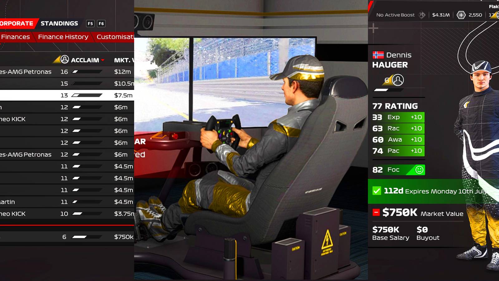 F1 23 Change Teammates Feature