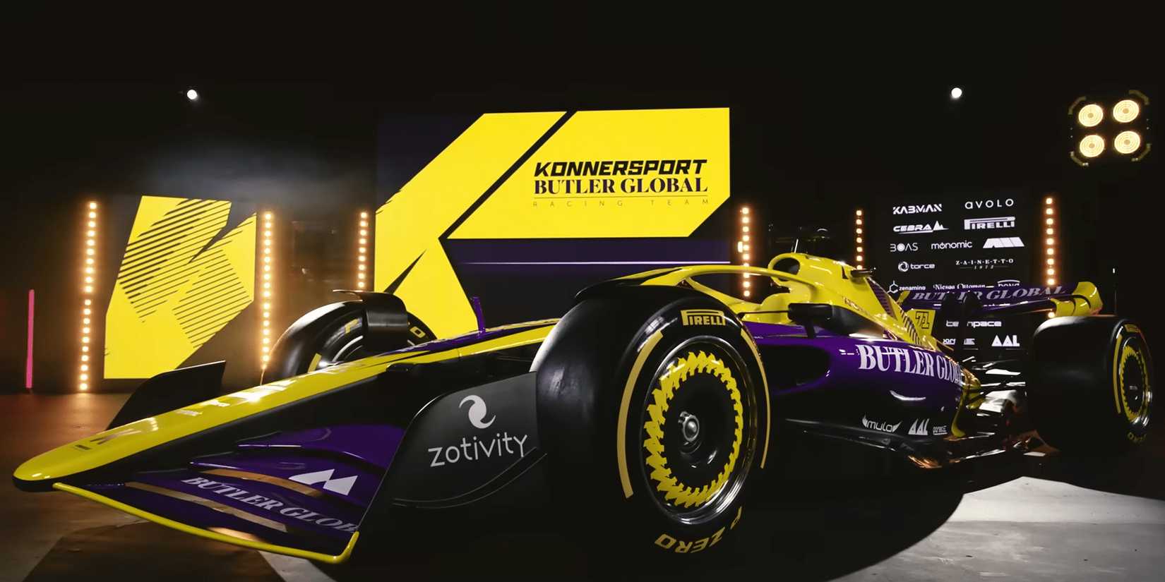 F1 23 KonnerSport neon yellow in dark 