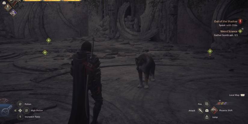 Clive faces Torgal in Final Fantasy 16