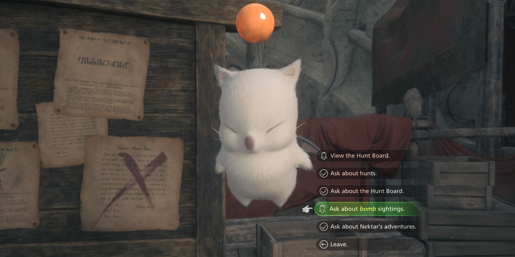 Nektar the Moogle in Final Fantasy 16