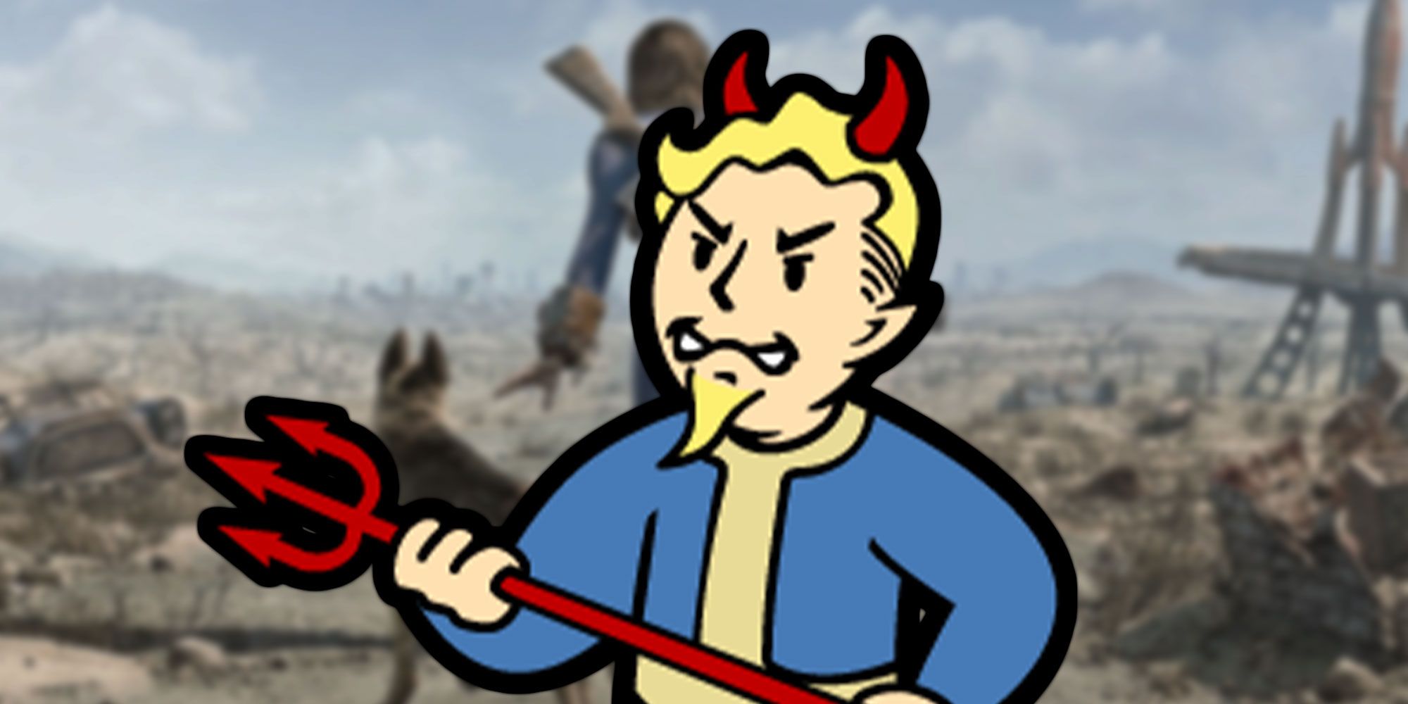 Vault boy's devil alter ego from Fallout