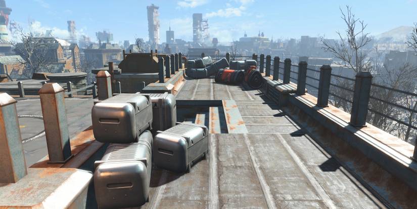Fallout 4 Cambridge Police Station rooftop