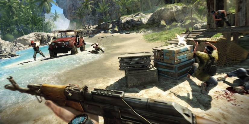 A shootout in Far Cry 3