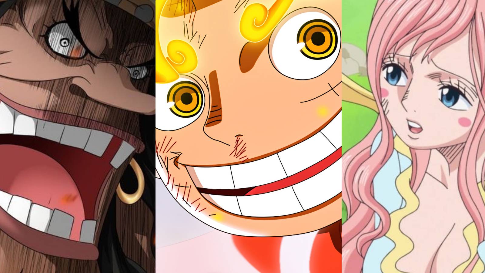 Featured One Piece Characters Destroy World Government Luffy Blackbeard Shirahoshi