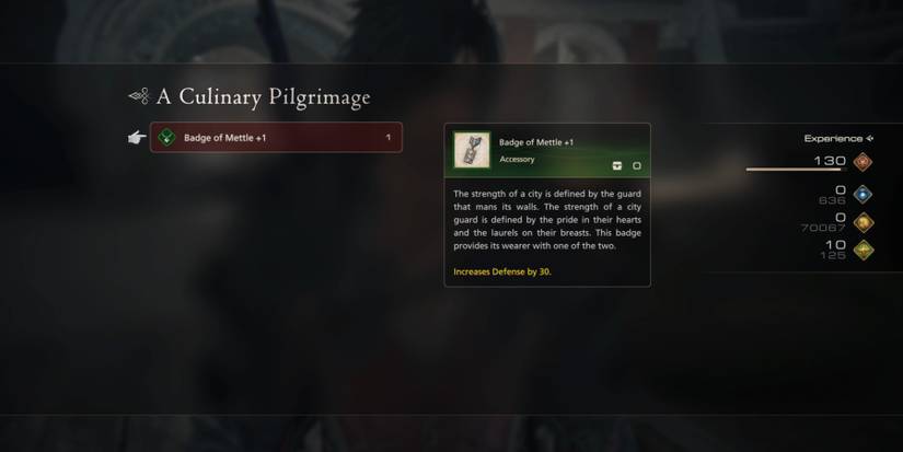 Completing the A Culinary Pilgrimage side quest in Final Fantasy 16