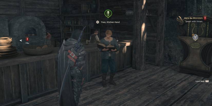 Clive faces Yvan, the Kitchen Hand in Final Fantasy 16