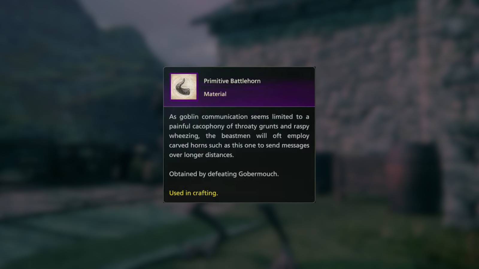 ff16 primitive battlehorn location