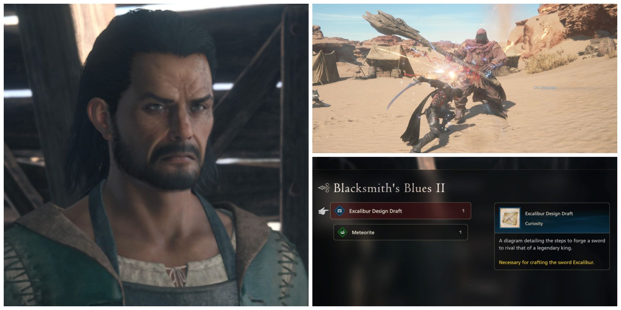 Completing the Blacksmith's Blues side quest in Final Fantasy 16