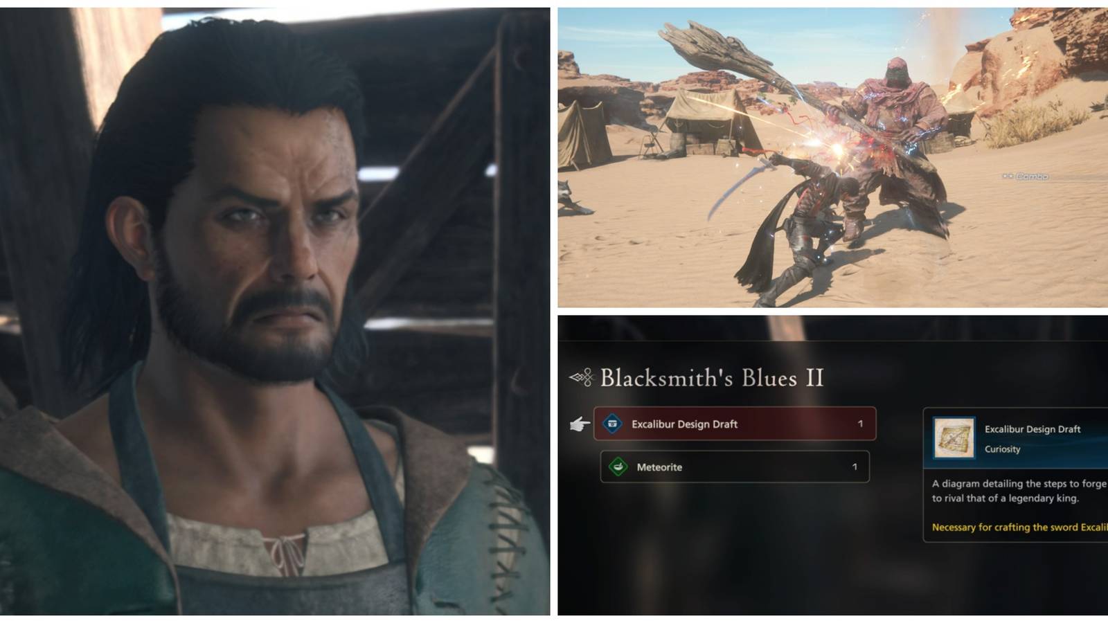 Completing the Blacksmith's Blues side quest in Final Fantasy 16