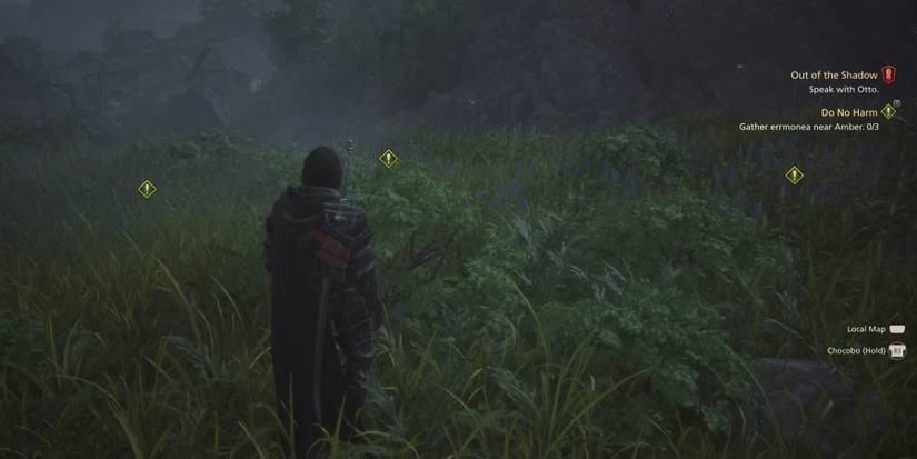 Clive finds Errmonia Leaves in Final Fantasy 16