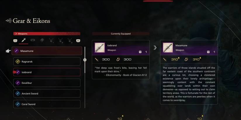 FF16 Masamune missable item