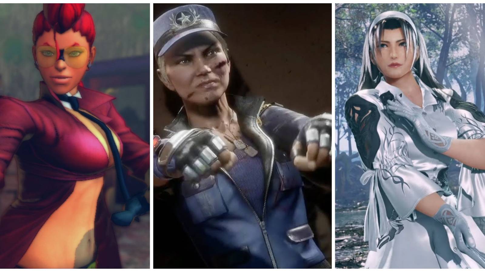 C. Viper, Sonya Blade, and Jun Kazama