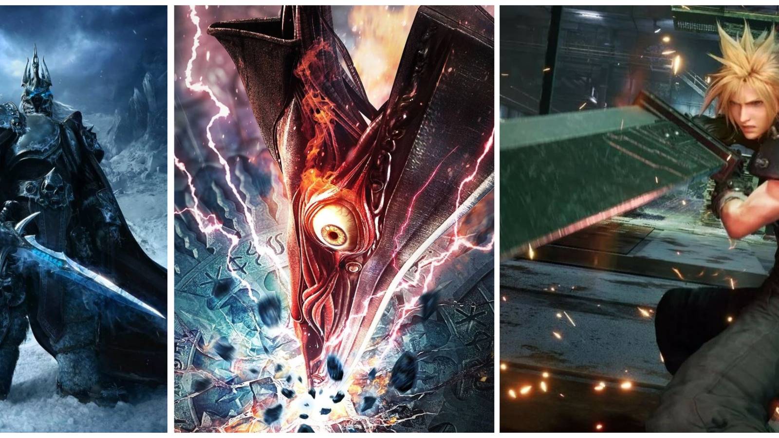 Frostmourne, Soul Edge, and the Buster Sword