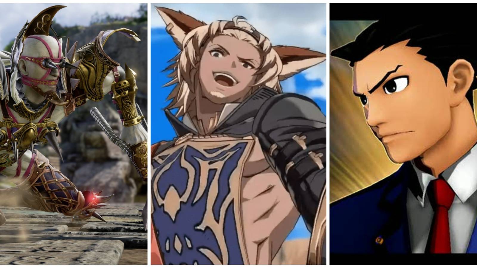 Voldo, Lowain, and Phoenix Wright