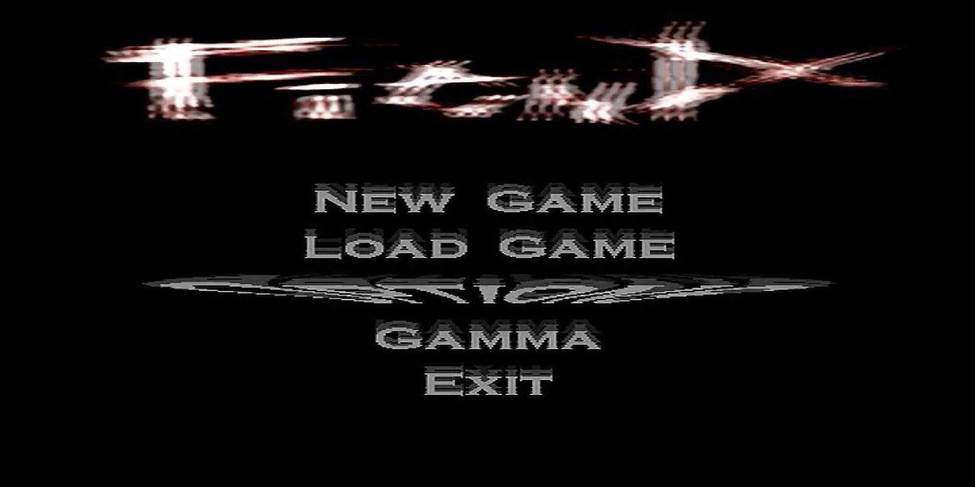 The title screen of one of their earlier works, Fiend. 
