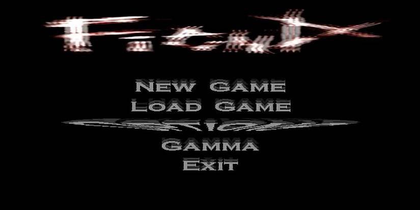 The title screen of one of their earlier works, Fiend. 
