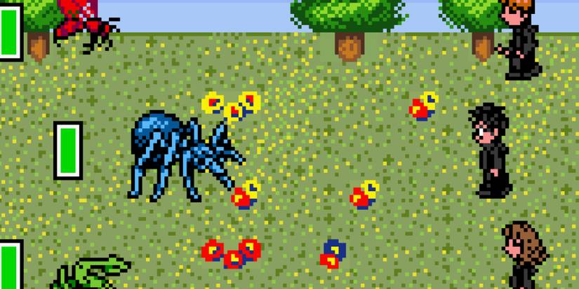 Fighting a battle in Harry Potter And The Chamber Of Secrets