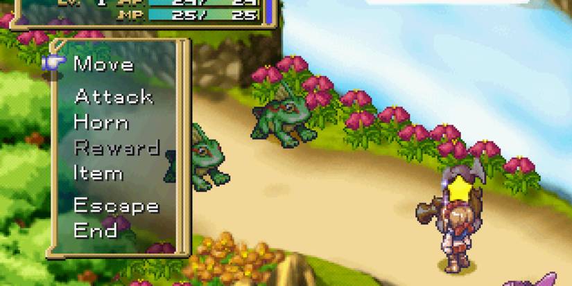 Fighting a battle in Rhapsody A Musical Adventure