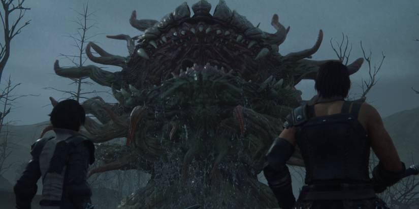 Fighting Morbol in Final Fantasy 16