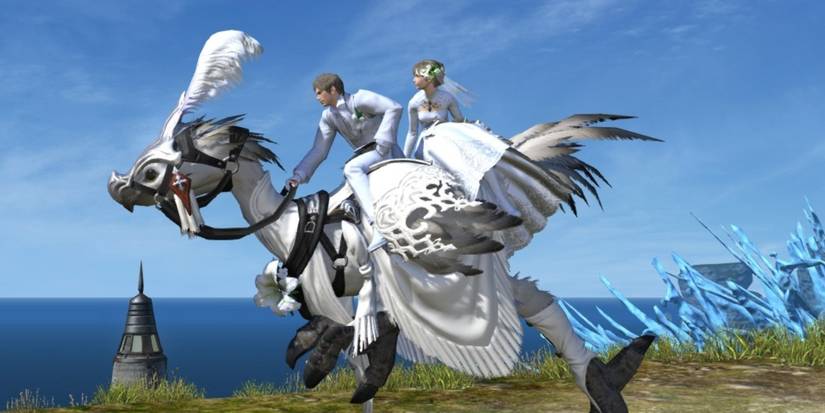 Final Fantasy 14 Ceremony of Eternal Bonding ceremonial chocobo