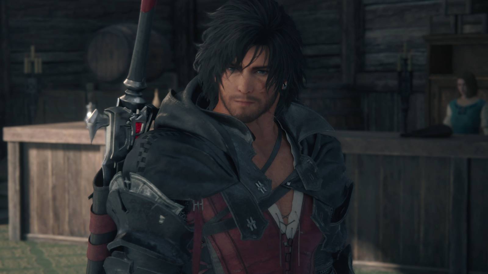 final fantasy 16 clive staring