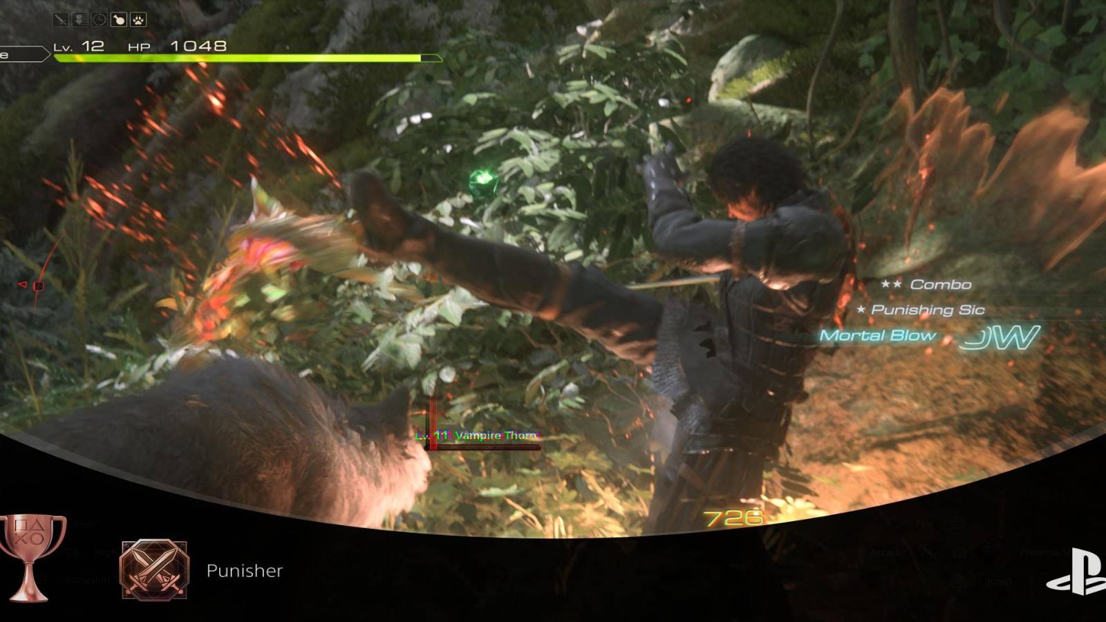 final fantasy 16 punisher trophy clive fighting