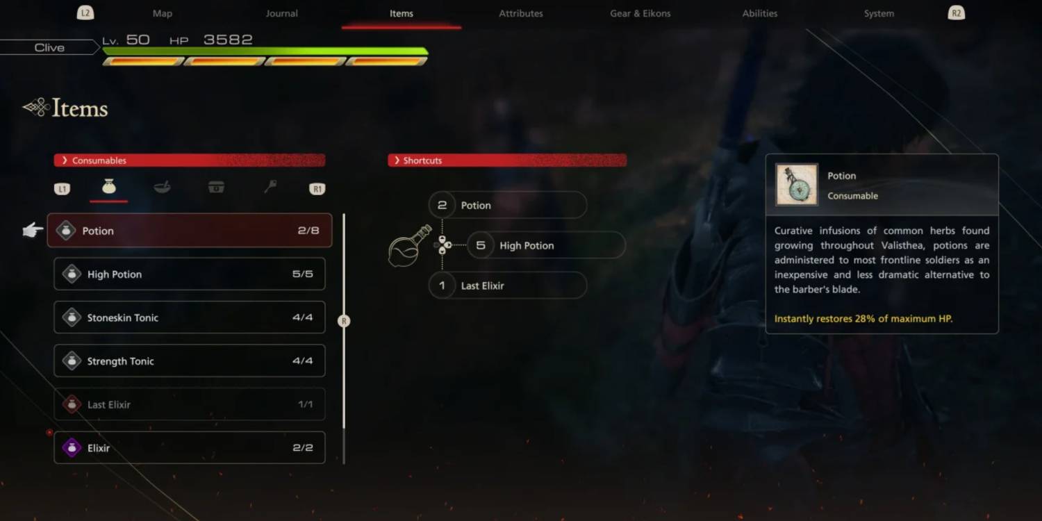 D-Pad Items
