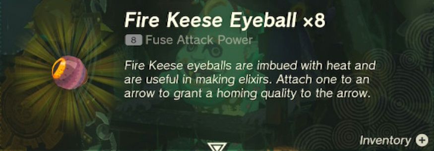 fire keese eyeball