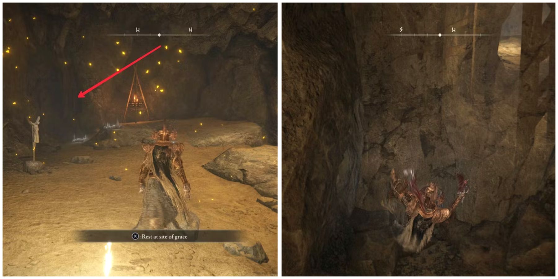 first illusionary wall in sealed tunnel in elden ring