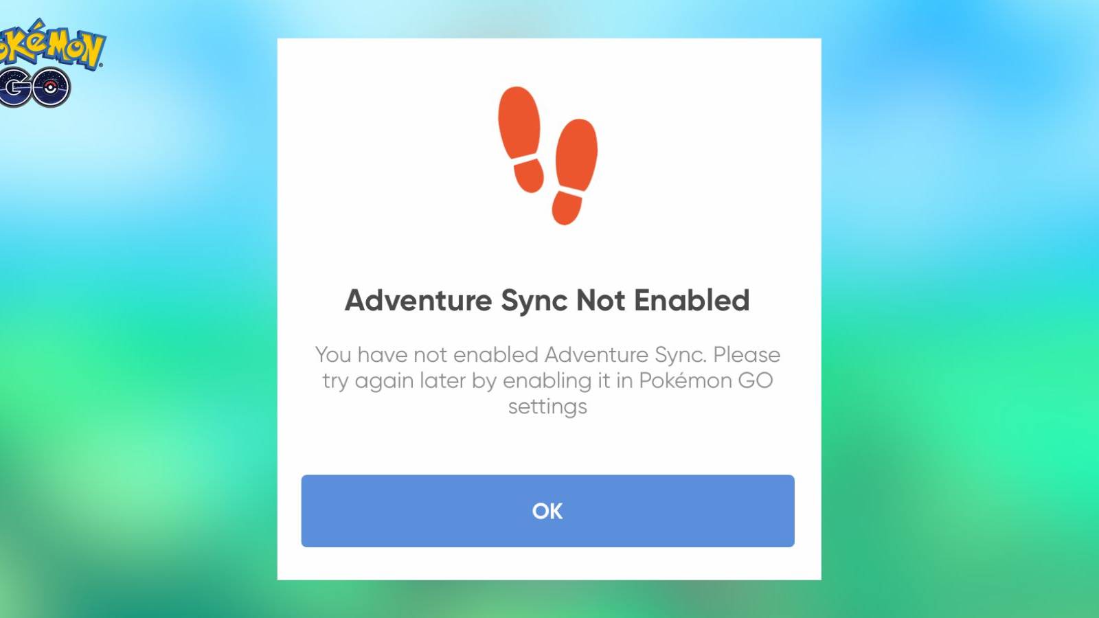 Fix Adventure Sync Pokemon GO