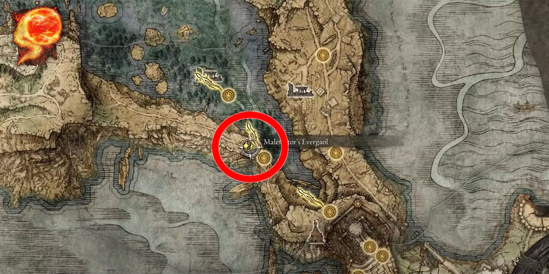 flame of the fell god location in elden ring