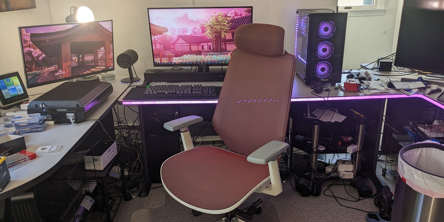 FlexiSpot Ergonomic Chair Pro Front PC Rig