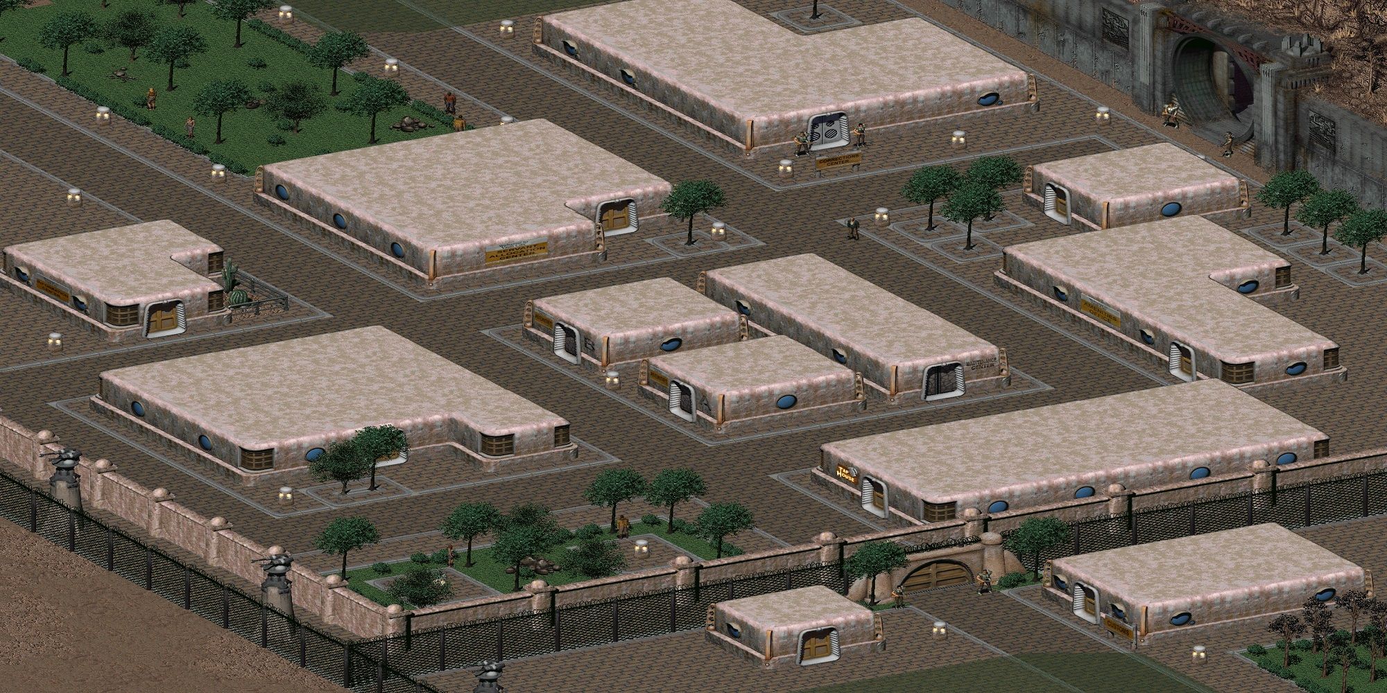 Vault City in Fallout 2