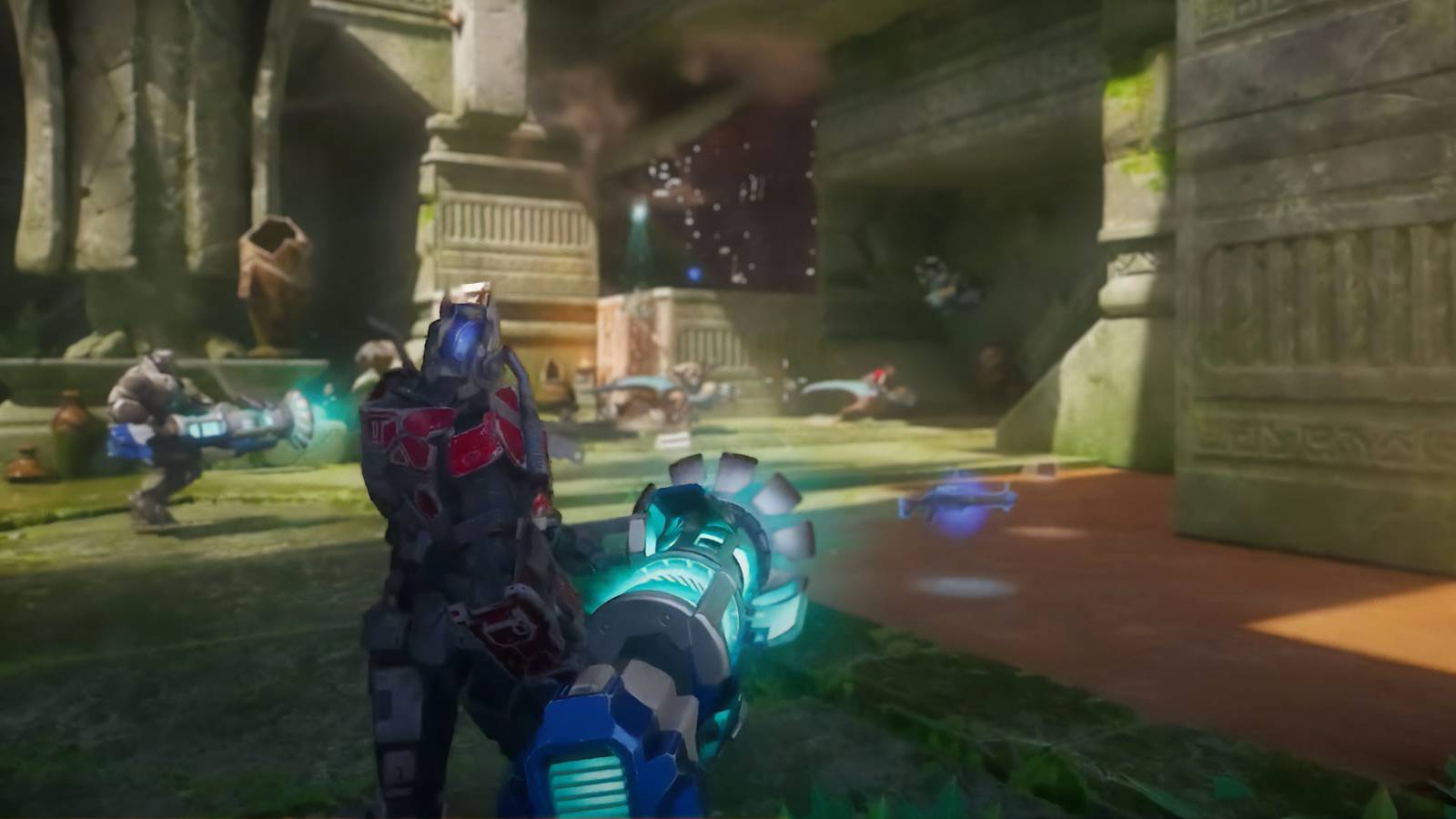 fortnite-how-to-get-cybertron-cannon-mythic-works