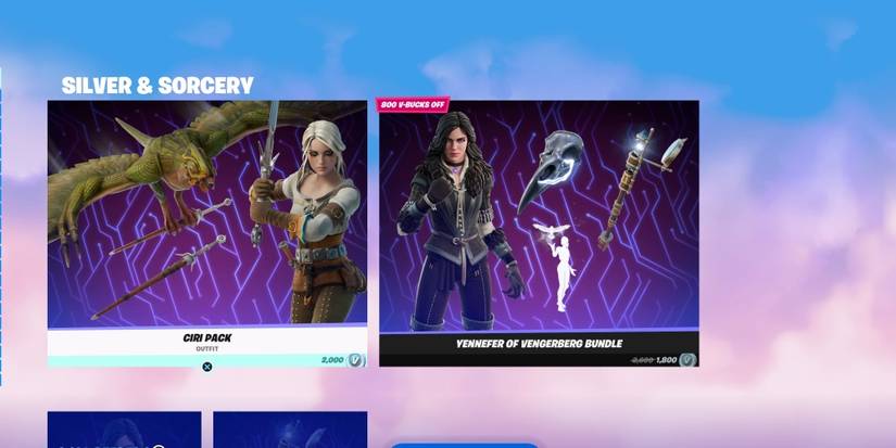 ciri and yennefer item shop bundles in fortnite