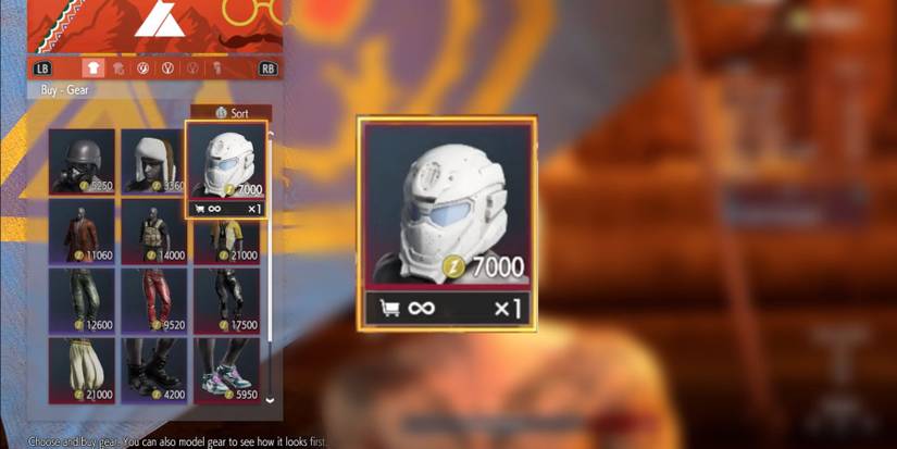 image showing the full face helmet in street fighter 6.