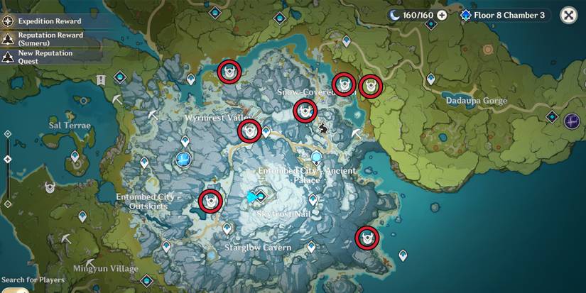 genshin impact cicin mages location in dragonspine