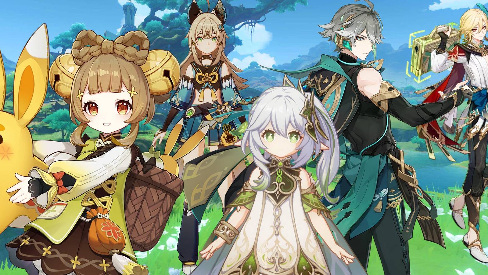 Genshin-Impact-Every-Playable-Dendro-User,-Ranked