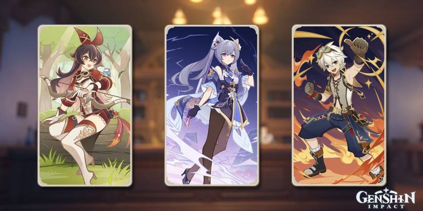 Genshin Impact Genius Invokation TCG Amber Keqing Bennett